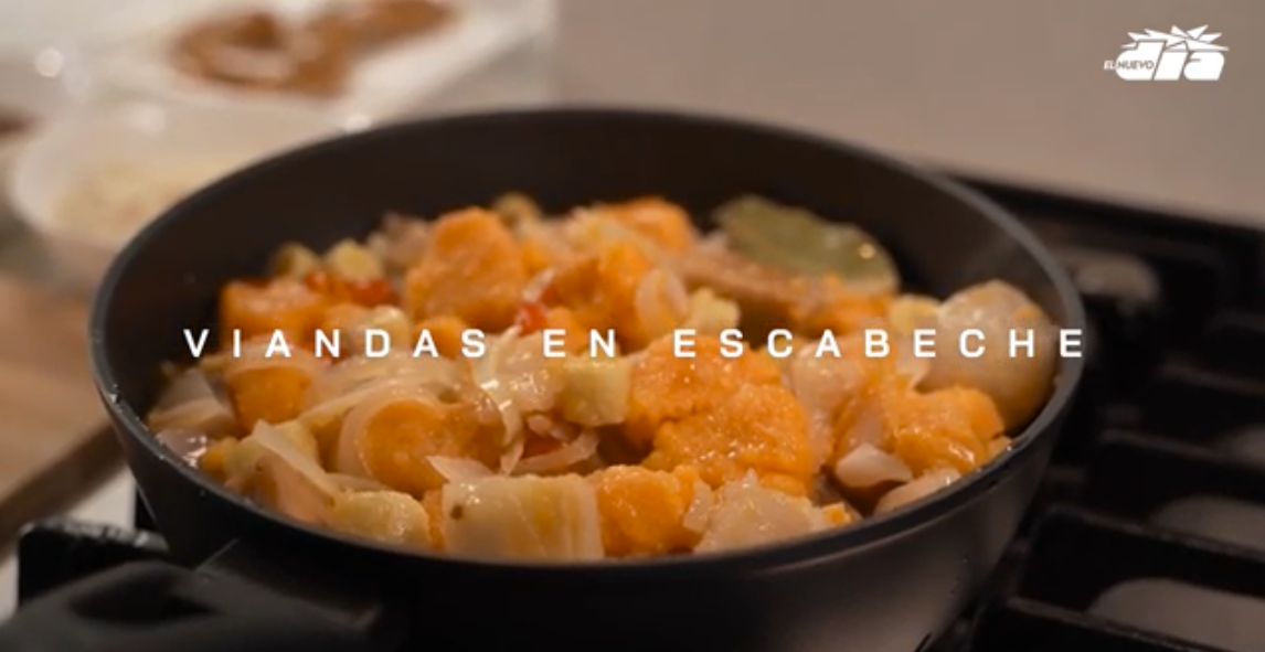 Cómo adobar el pernil, hacer arroz mamposteado y viandas en escabeche